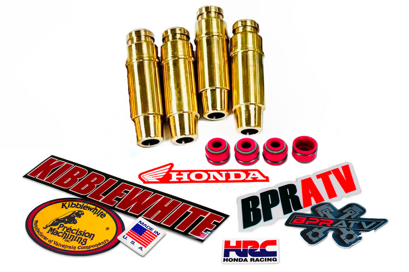 04 05 TRX 450R +1 Oversize Valves Ti Springs Kibblewhite Valve Spring Guides Kit