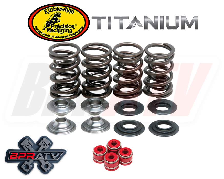 Yamaha YFZ450R YFZ450X YFZ 450 Kibblewhite Race Titanium Valve Springs Kit Seals