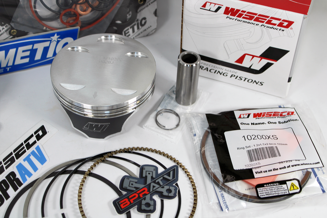 Rhino 660 Grizzly 660 102mm Wiseco Piston Big Bore Cylinder Top End Rebuild Kit