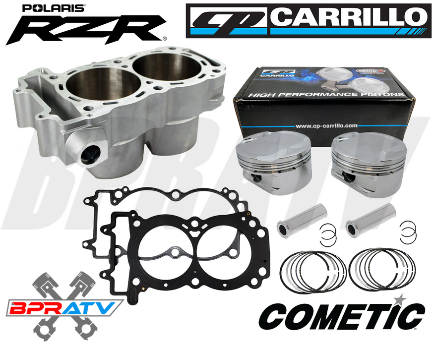 11-13 RZR XP 4 900 98mm Big Bore Cylinder CP Pistons Cometic Top End Rebuild Kit