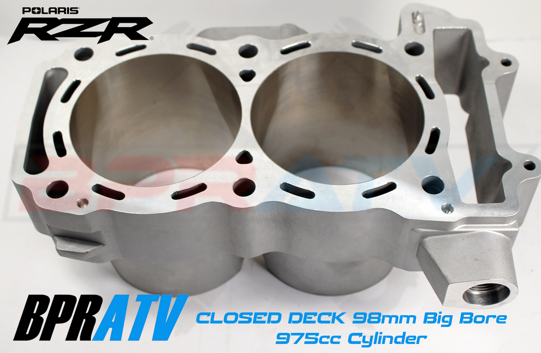 11-14 RZR XP900 98mm BIG BORE CLOSED DECK Cylinder CP Piston Cometic Top End Kit