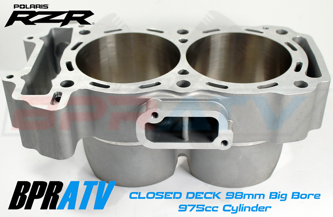 11-14 RZR XP900 98mm BIG BORE CLOSED DECK Cylinder CP Piston Cometic Top End Kit