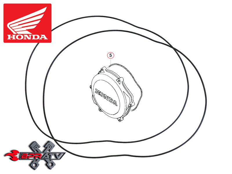 Honda CRF450R CRF 450R Clutch Cover Basket Gasket O-Ring Seal 11352-MEB-671 PAIR