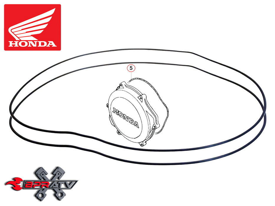 Honda CRF450R CRF TRX 450R Hinson Racing Billet BILLETPROOF Clutch Cover Gasket