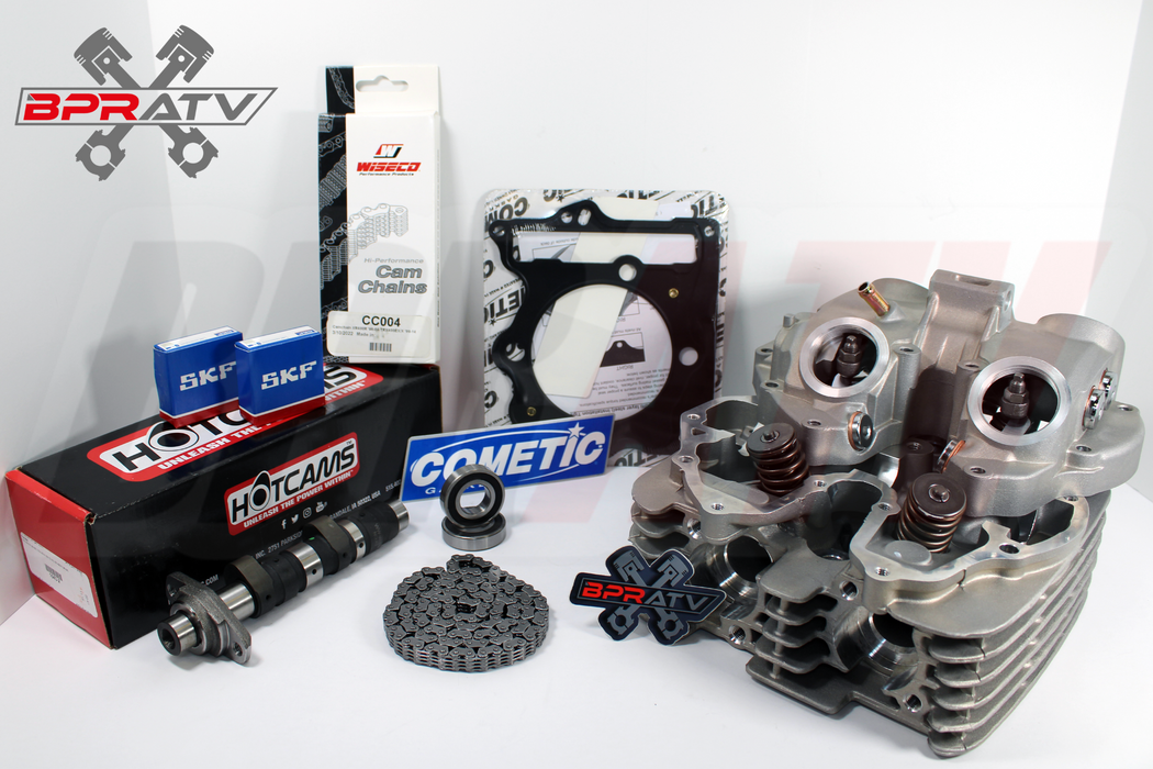 400EX 400X XR400R Cylinder Head Stage 2 Hot Cams WISECO Chain & 87 88 89 Cometic
