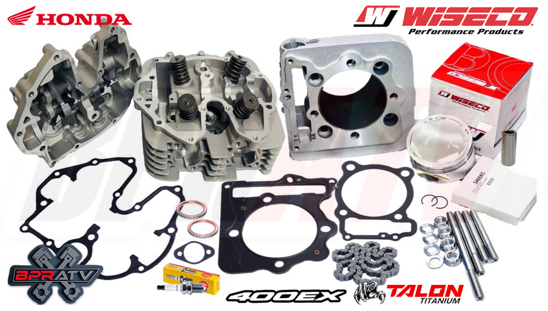 Honda 400EX XR400R Cylinder Head Assembly Top End Rebuild Kit Valves Rocker Arms