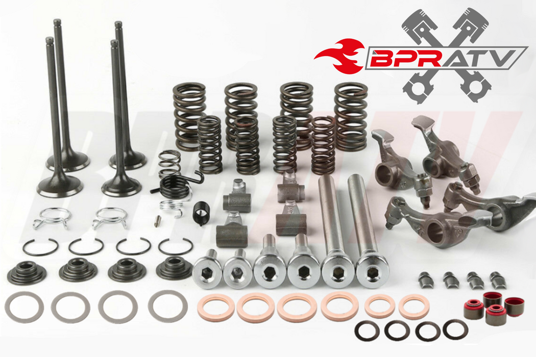 Honda XR400R Cylinder Head Assembly Top End Rebuild Kit Valves Rocker Arms