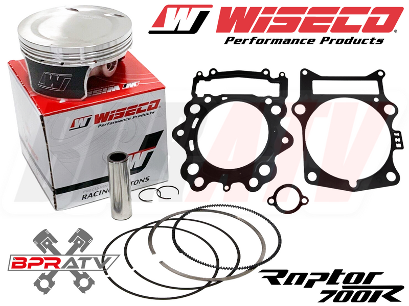 Raptor 700 700SE 105.5 Big Bore Piston Wiseco 11.5:1 734 780 Top End Gaskets Kit