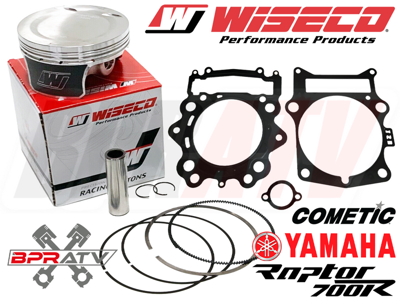 Raptor 700 700SE 105.5 Big Bore Piston Wiseco 11.5:1 734 780 Top End Gaskets Kit