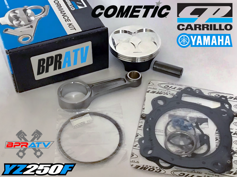 14-18 Yamaha YZ250F YZ 250F 77mm CP 14:1 RACE Piston Cometic Gasket Carrillo Rod