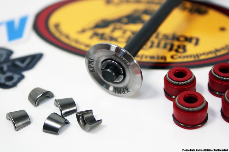 Honda TRX400EX 400X XR400 Valve Keepers Cotters with Kibblewhite Red Viton Seals