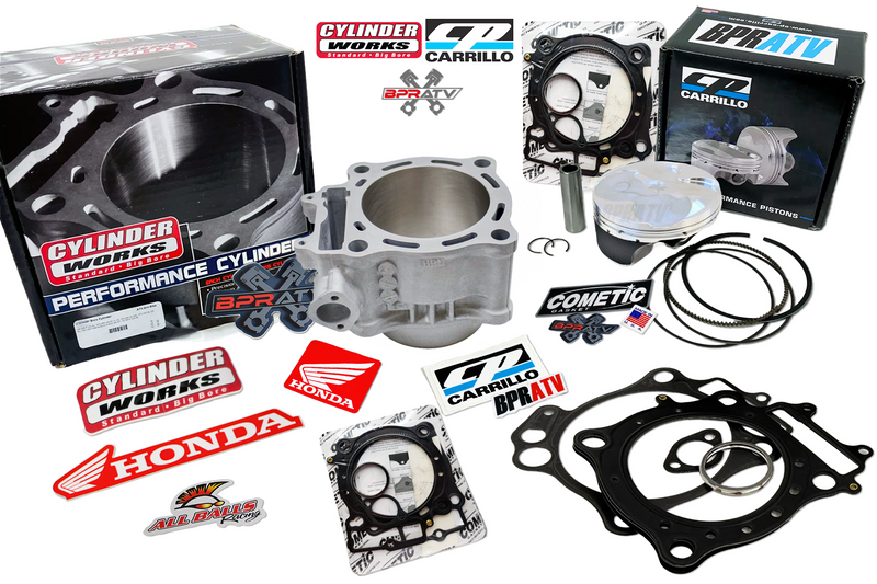 Honda CRF450R 17+ Cylinder Work CP Piston DLC Cometic Gasket Top End Rebuild Kit