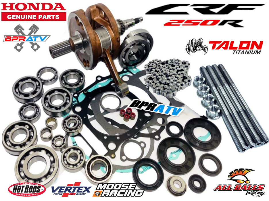 18-21 CRF250R CRF 250R Honda OEM Crankshaft Bottom End Rebuild Kit Bearings Seal