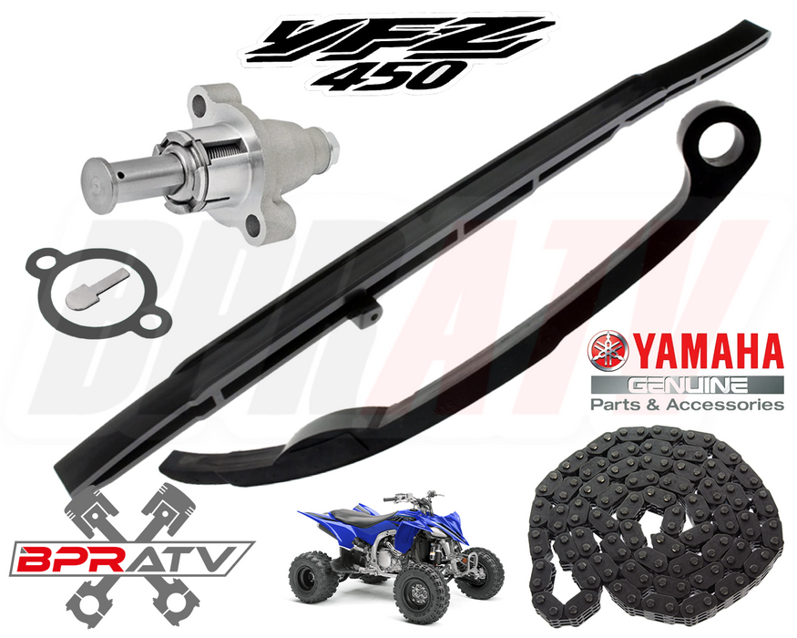 09-24 YFZ450R 450R Timing Guide Guides Tensioner Chain Tensioner & OEM Cam Chain