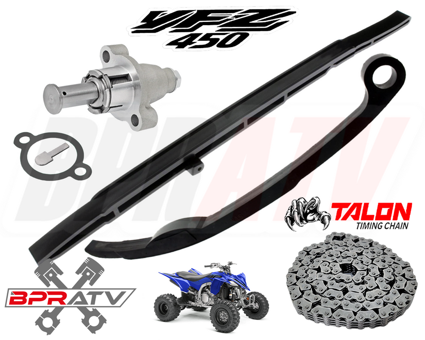 09+ YFZ450R YFZ 450R Timing Guide Guides Tensioner Chain Tensioner BPR Cam Chain