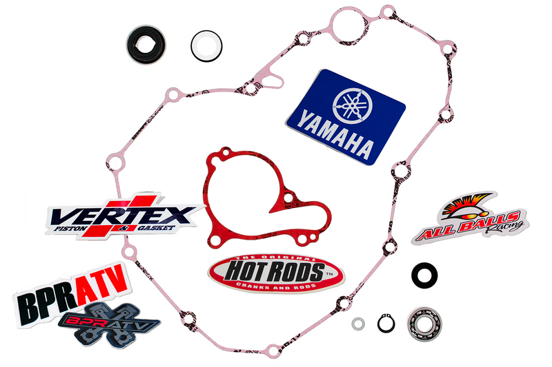 Yamaha YFZ450R YFZ 450R YFZ450X Water Pump Kit HotRods Vertex Shaft Seal Gaskets