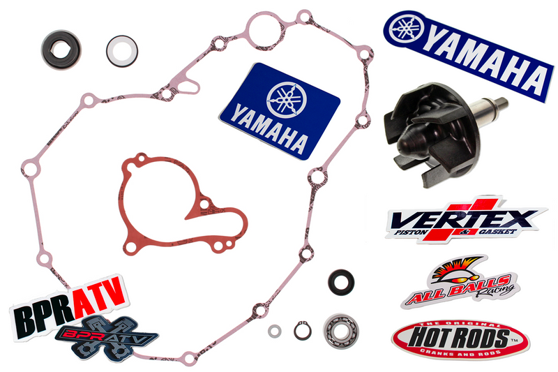 Yamaha YFZ450R YFZ 450R YFZ450X Water Pump Kit HotRods Vertex Shaft Seal Gaskets