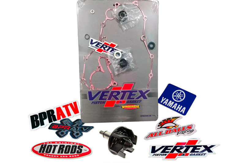 Yamaha YFZ450R YFZ 450R YFZ450X Water Pump Kit HotRods Vertex Shaft Seal Gaskets