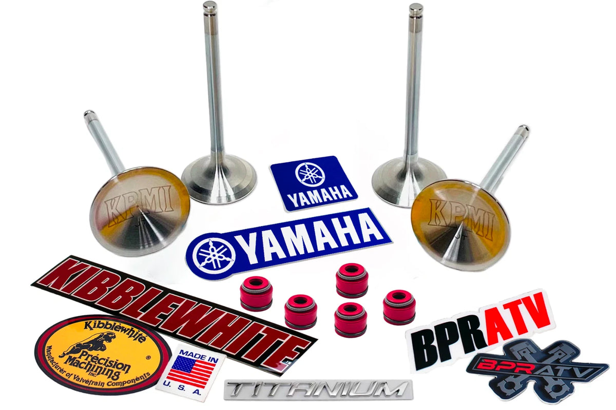 Kibblewhite Titanium Intake & Exhaust Valve Set For 2001-2013 Yamaha YZ250F