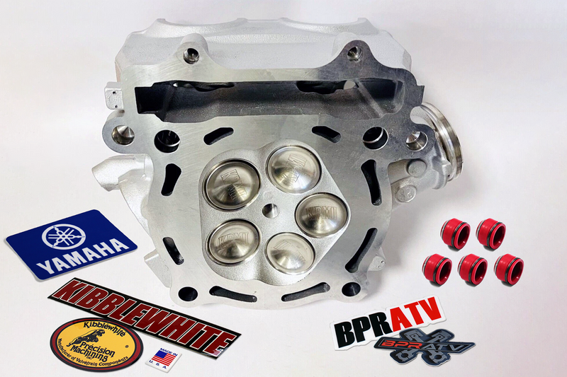 YFZ450R OEM Race Ported Head Assembly & Kibblewhite +1mm Valves Titanium Springs