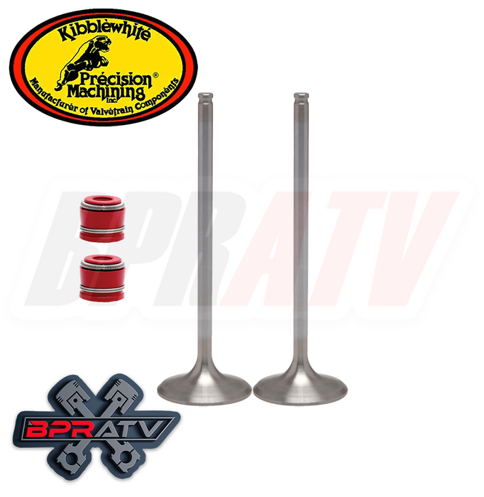 YZ450F YZ 450F Stock OEM Size KIBBLEWHITE Intake + Exhaust Valves RED Seals Kit