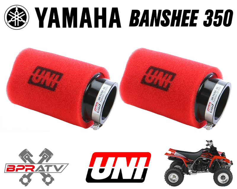 Yamaha Banshee YFZ 350 UNI FOAM Air Pods Filters Filter Pair BIG CARBS 33mm-36mm