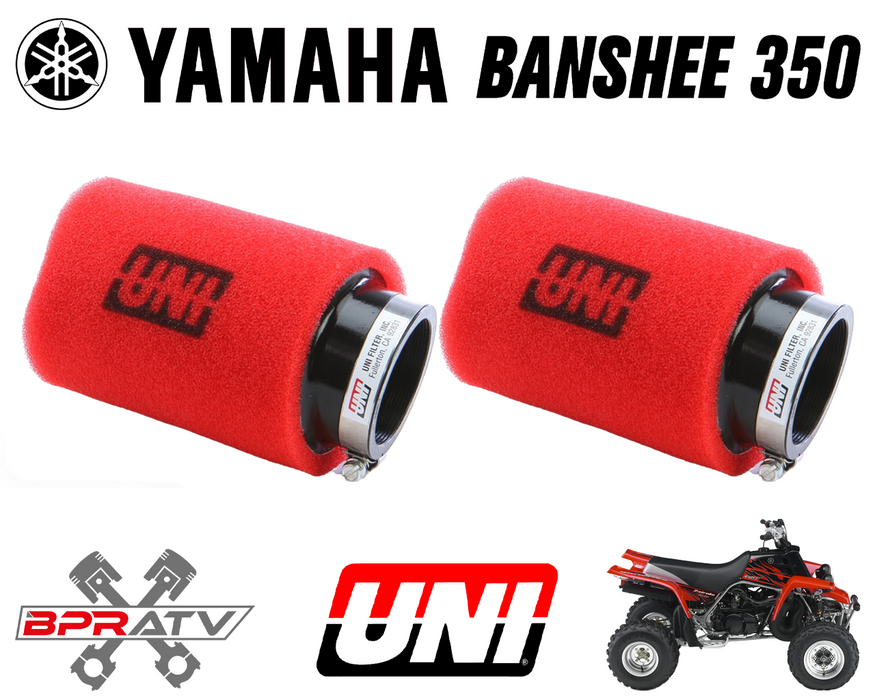 Best Banshee 33mm 34mm 35mm PWK Carb UNI FOAM Air Filters Intakes Filters Pair 2