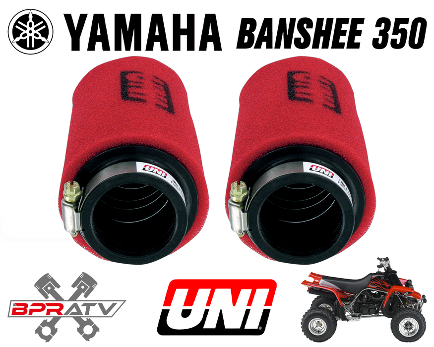 Best Banshee 33mm 34mm 35mm PWK Carb UNI FOAM Air Filters Intakes Filters Pair 2