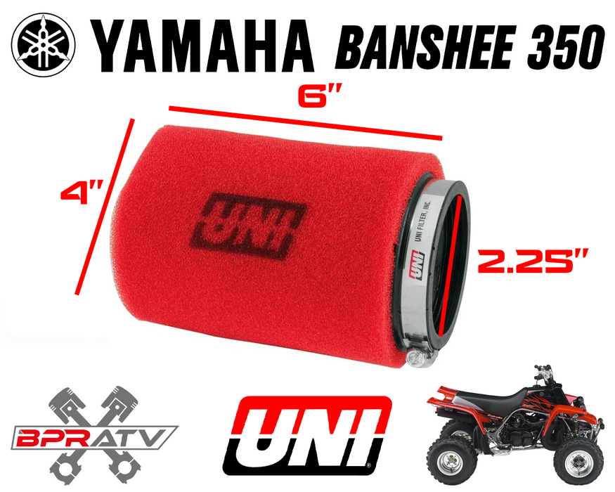 Best Banshee 33mm 34mm 35mm PWK Carb UNI FOAM Air Filters Intakes Filters Pair 2