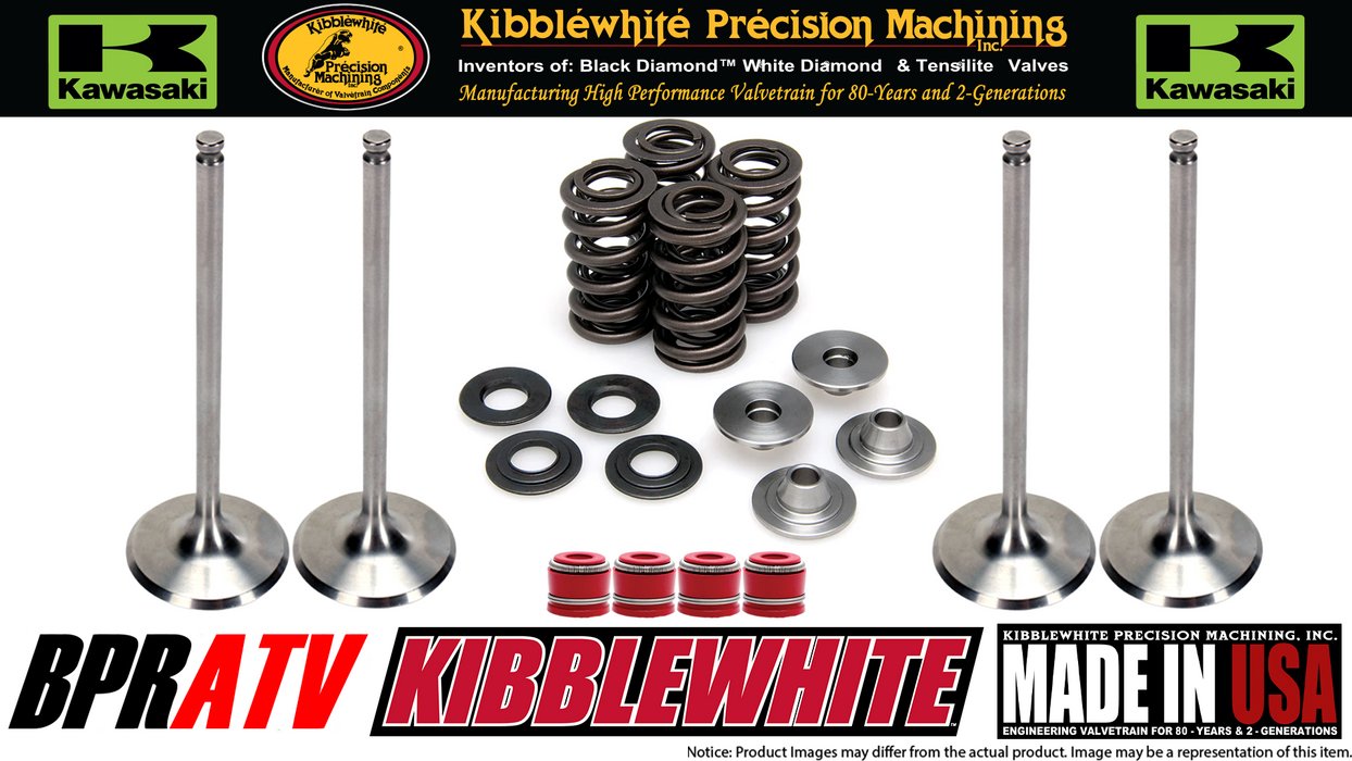 04-16 Kawasaki KX250F KX 250F Kibblewhite Intake Exhaust Valves TITANIUM Springs