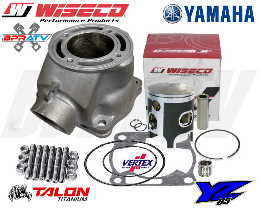 Yamaha YZ85 YZ 85 Ported Cylinder Race Porting Wiseco Piston Top End Rebuild Kit