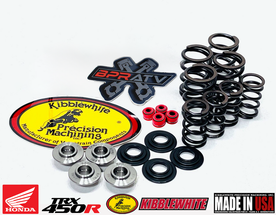 2006+ Honda TRX450R TRX 450R Kibblewhite Titanium Valves Springs Spring Seal Kit