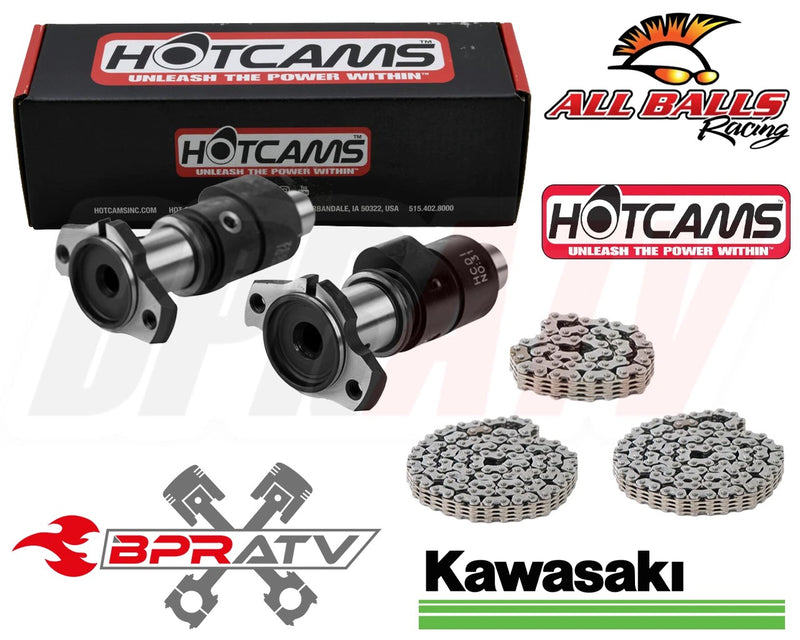 05-14 Kawasaki KVF750 KVF 750 Hot Cams Stage 1 One Cam All 3 Hot Cams Cam Chains
