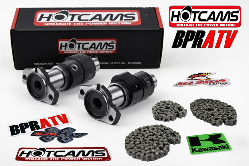 06-13 Kawasaki KVF650 KVF 650 Hot Cams Stage 1 Mudbuster Hotcam All 3 Cam Chains