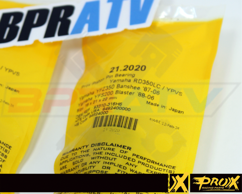 Yamaha Banshee ProX Top End Wrist Pin Bearing 21.2020 ( Set ) 2 Bearings JAPAN