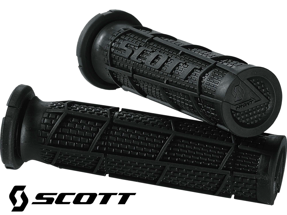 Scott Moto Black Grips ATV PWC BMX Handle Bar Grip Set Black YFZ450 TRX450 400EX