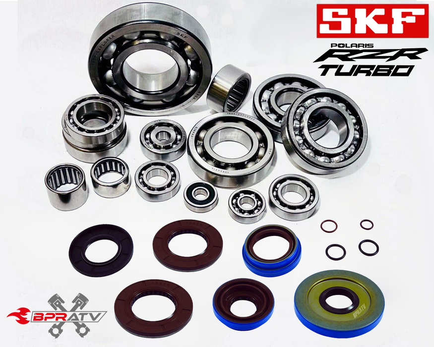 RZR XP Turbo S S4 Transmission Bearings Seals Complete SKF Gearcase Bearing Kit