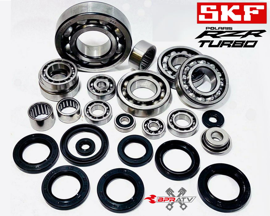 RZR XP Turbo S S4 Transmission Bearings Seals Complete SKF Gearcase Bearing Kit