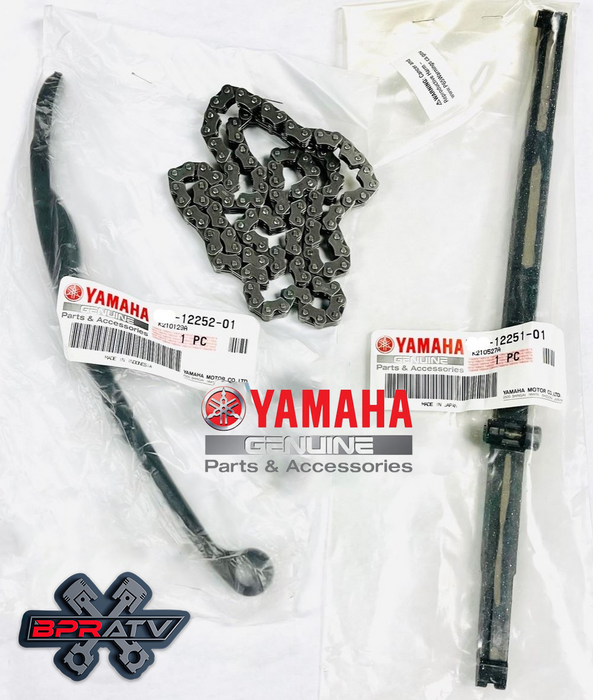 YZ450F YZ 450F OEM Cam Timing Chain Guides Yamaha Guide 1 Guide 2 Damper Set Kit