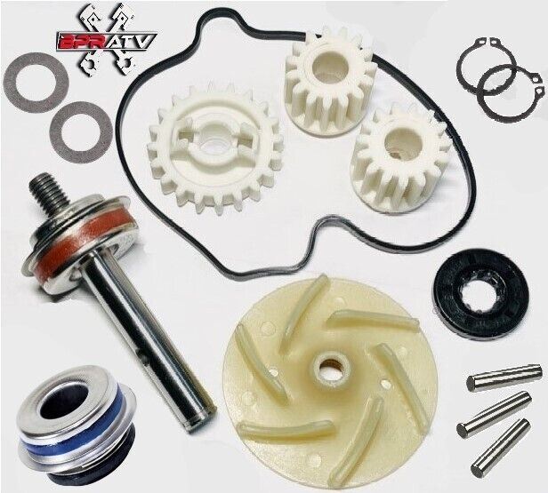 BPR Water Pump Impeller Shaft Rebuild Kit For Can Am 800 1000 EFI Gear Mech Seal