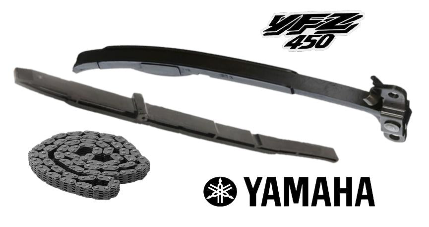 OEM YFZ450R YFZ 450R Cam Timing Chain Tensioner Damper Front Rear Guide Guides