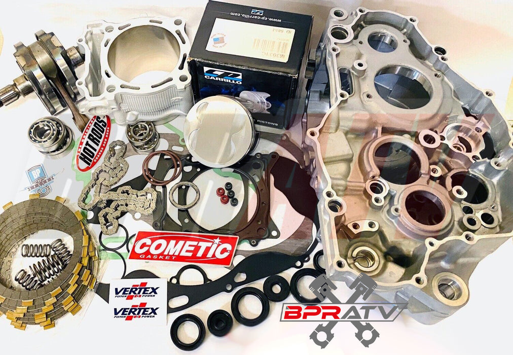 13+ Raptor 700 700R +5mm Stroker Crank Cases Complete 105.5 Big Bore Rebuild Kit