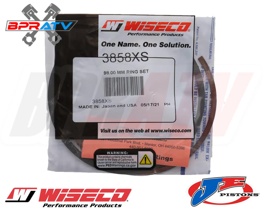 YFZ450 YFZ 450 98mm Piston +3 Big Bore Wiseco 480 Forged Cometic Top Gaskets Kit