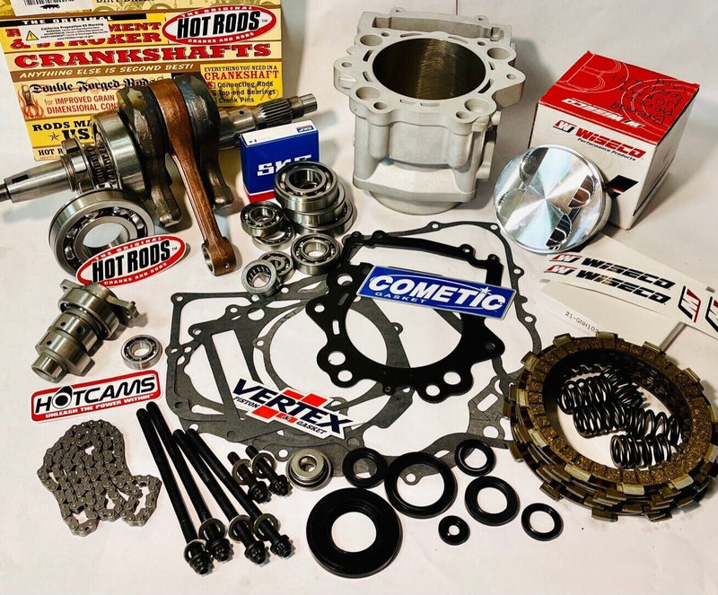 09+ Raptor 700 108mm Big Bore Stroker 815cc Complete Rebuild Kit Stage 3 Hot Cam