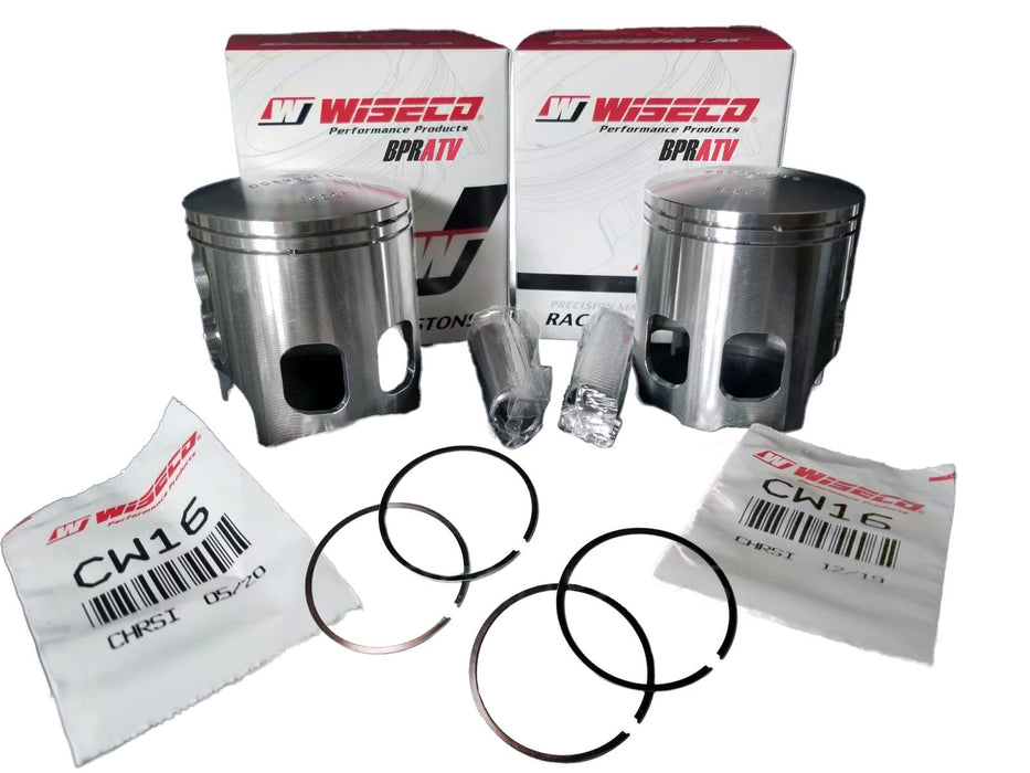 Banshee 66mm +4mm Stroker Pistons Wiseco 66mm Long Rod 795 573 Forged Piston Set