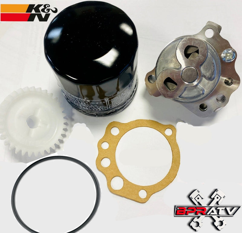 Raptor 660 Oil Pump Filter Cleaner Driven Gear Cover Gasket Complete Rebuild Kit