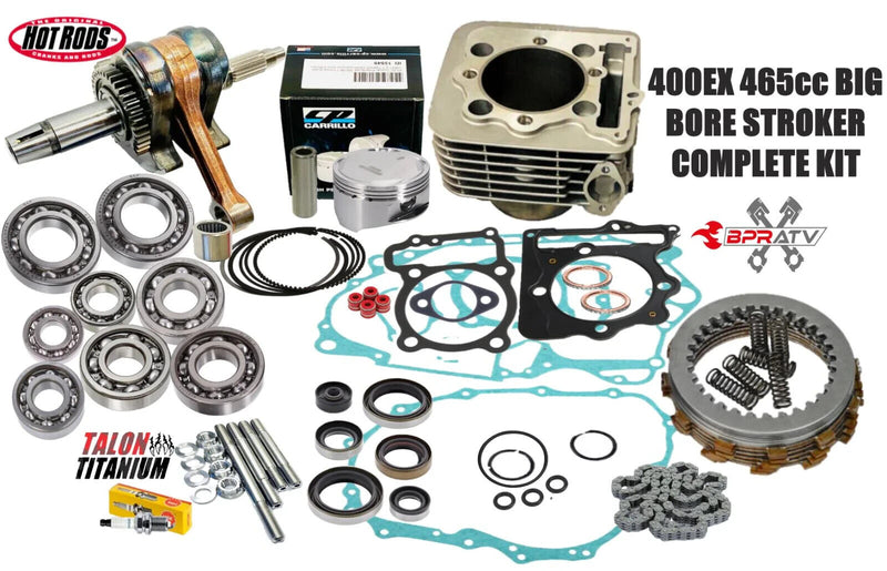05+ 400EX 400X Big Bore Stroker Complete 465cc Rebuilt Motor Engine Rebuild Kit