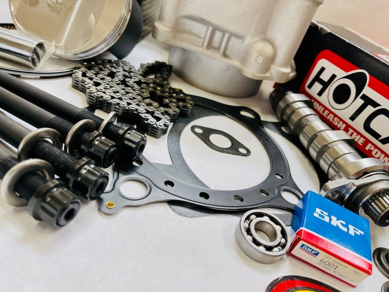 06+ TRX 450R 450ER Complete Motor Engine Rebuild Hot Cams Valves Stock Bore Kit!