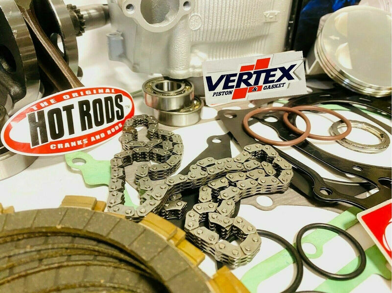 06+ TRX 450R 450ER Complete Motor Engine Rebuild Hot Cams Valves Stock Bore Kit!