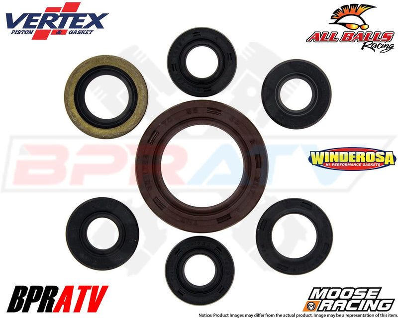 LTR450 LTR 450 Engine Motor Bearings SKF Aftermarket Bottom End Bearing Seal Kit